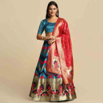 Semi-Stitched Lehenga Choli With Dupatta