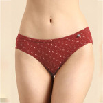 Women Pack of 3 Assorted Pure Cotton Printed Bikini Briefs