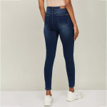 Women Stonewashed Super Skinny Fit Jeans