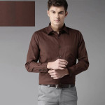 Men Brown Formal Shirt