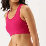 Solid Non-Wired Non Padded Sports Bra