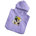Funky Printed purple Hoodie | Cotton Fleece Cosy Hoodie for Men