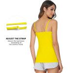 Women's Basic Solid Camisole Adjustable Spaghetti Strap Tank Top