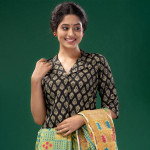 Traditional Pure Cotton Silk Saree With Unstitched Blouse