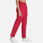 Women Pink Solid Cotton Track Pant