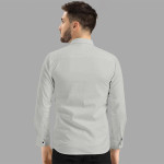 Grey Solid Casual Shirt