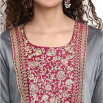 Embroidered Straight Kurta