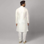Silk Solid Kurta Churidar Pyjama Set for Men