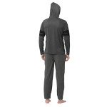 Cotton Blend Track Suit For Men With Hodded Full Sleeve T-Shirt and Track Pant